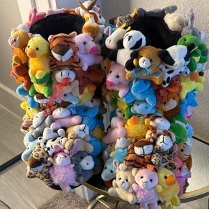 Colorful Plush Animal Winter Boots